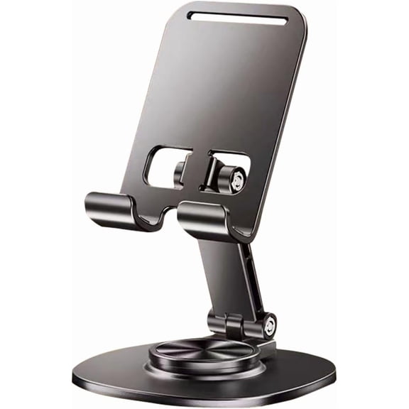Phone Stand ,Mini Tablet Pad Holder,360°Rotating Phone Holder for Desk, Portable & Foldable Cell Phone Stand for Office & Kitchen, Adjustable Tablet Stand for All Mobile Phones, iPhone, iPad,