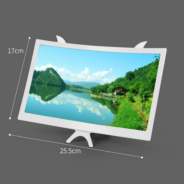 Phone Stand Shower 14 Inch Desktop Foldable 3D Phone Screen Magnifier