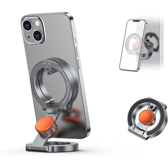 Phone Stand with Spinner, Rings Holder,360? Phone Ring Grips,Compatible with 17/16/15/14/13/12 Series&MagSafe for Gym Office Travel , Fidget Spinner