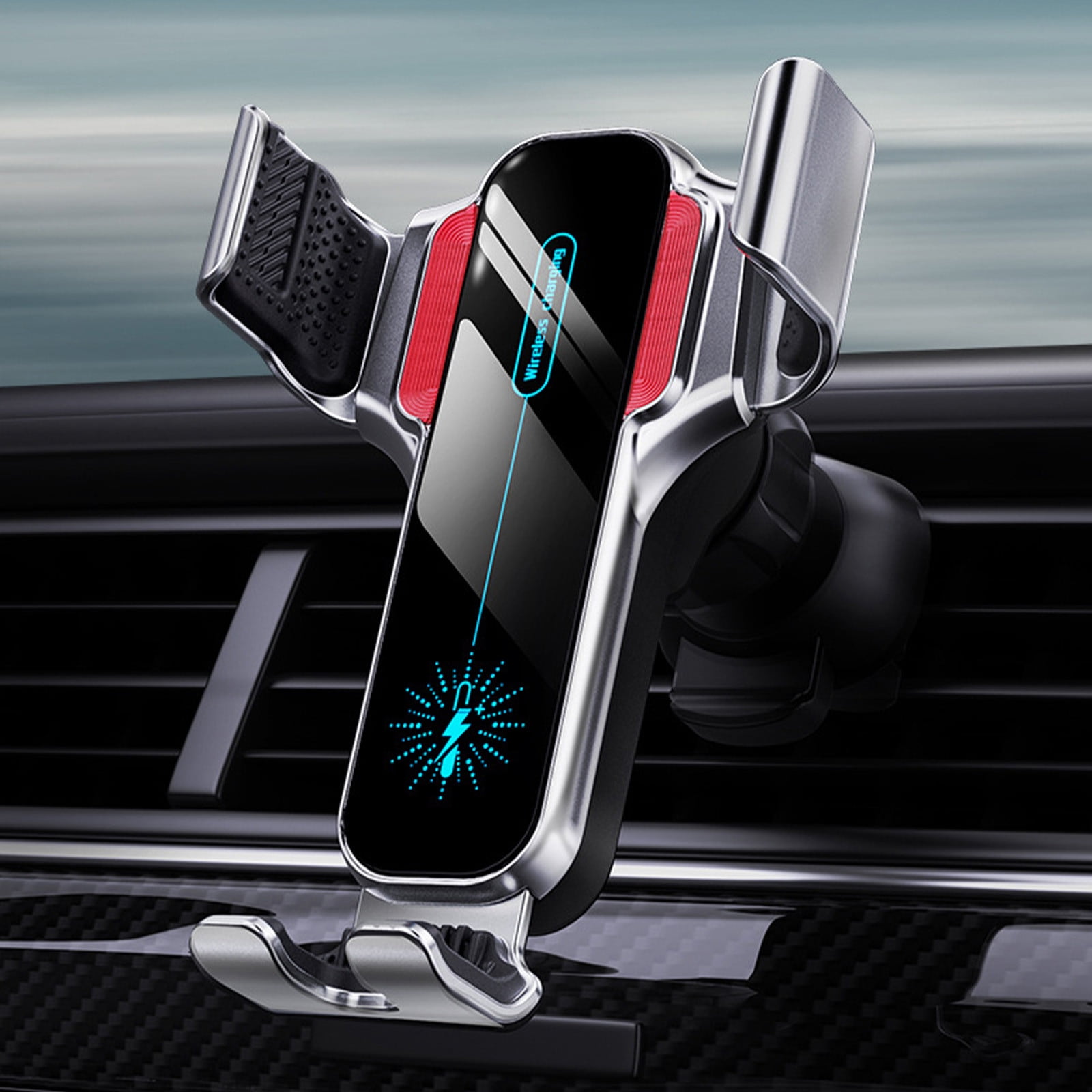 Phone Stand Wireless Car Charger Mount,Auto Clamping Phone For Car,New