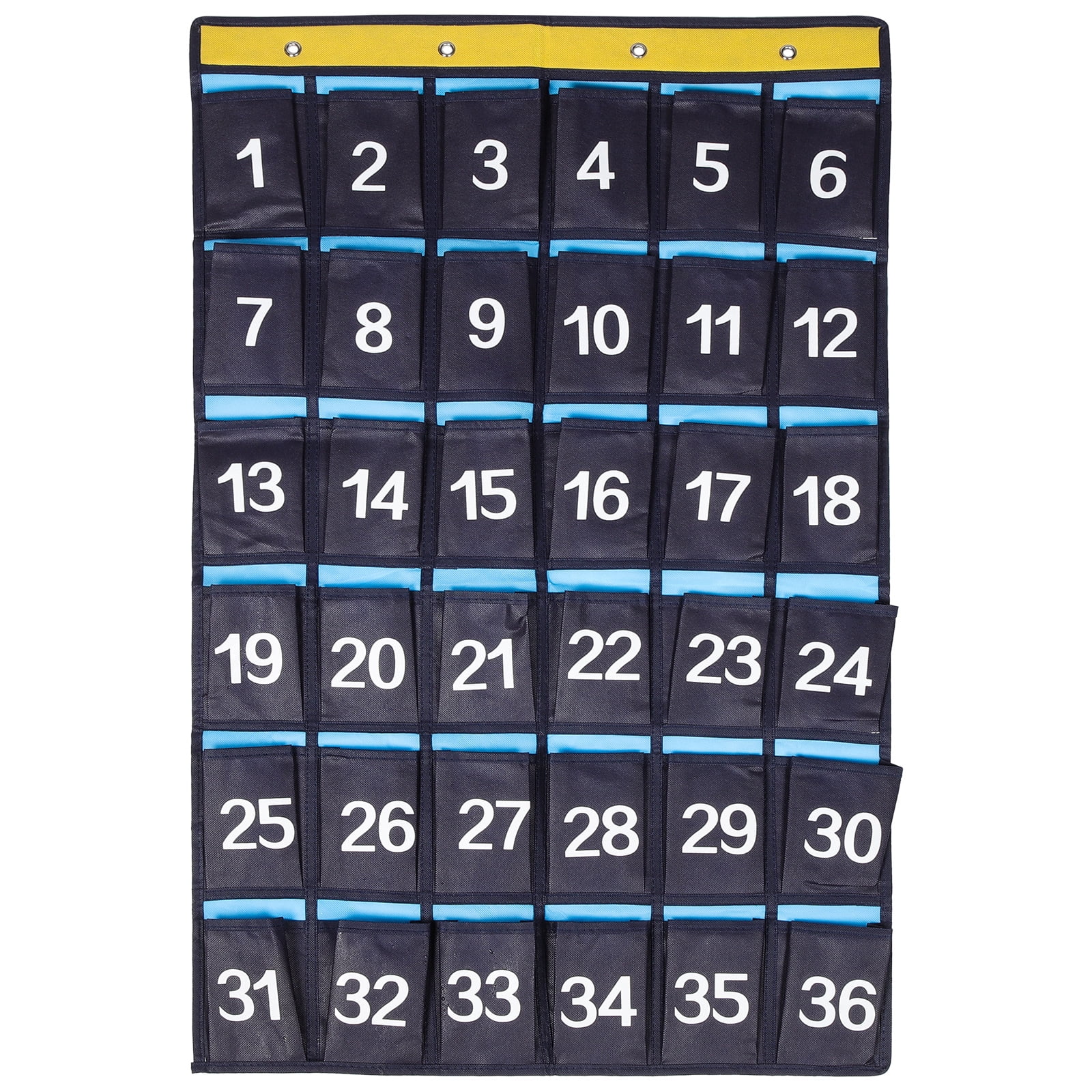 Phone Storage Pouch Hanging Classroom Organizer Pockets Numbered Bag