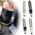 Phone Strap With Zippered Pouch 2024New Universal Adjustable Clip And
