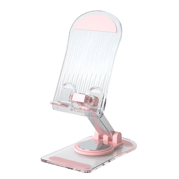 Phone Tablet Holder Support for Watching Video Live Multifunction Clear Folding Holder Phone Stand 360 Degree Rotating
