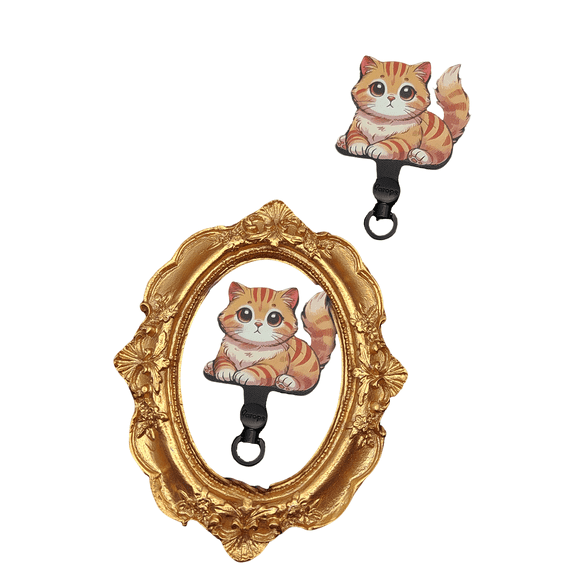 Phone Tether Tab,Phone Lanyard Tab Phone Tether Tab Rotatable 360 Cartoon Designed Phone Lanyard Patch for Phone Strap Compatible All Cell Phones with phone case