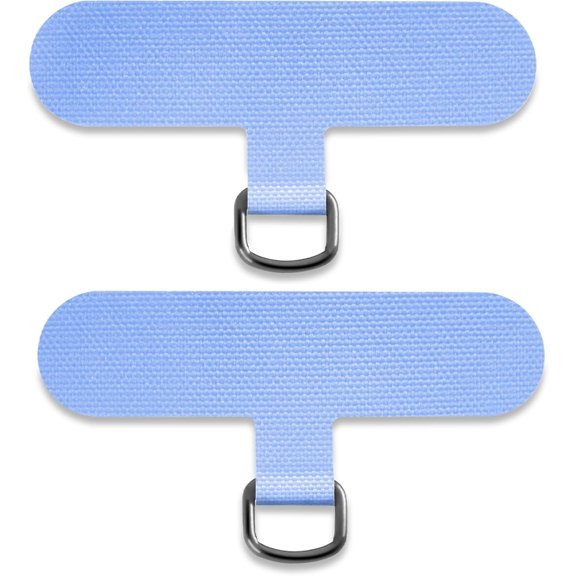 Phone Tether Tab for iPhone, Cell Lanyard Patch, Strap Replacement Part All Full Cases (Blue)