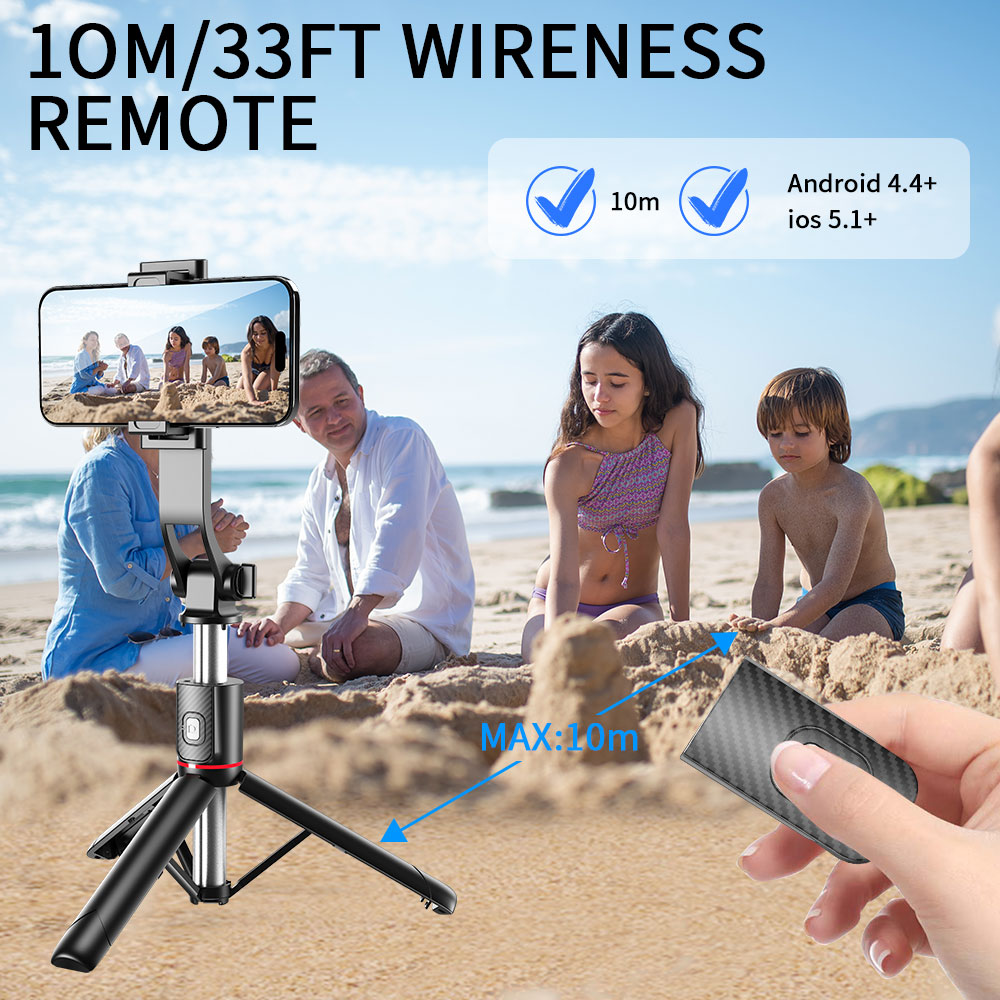 Phone Tripod, Portable Selfie Stick, Pocket Size Selfie Stick For Iphone, Selfie Stick With