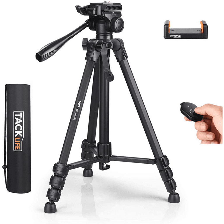 Yiailnter Phone Tripod, Portable And Flexible Tripod With Wireless Remote And Universal Clip, Compatible With All Cell Phones/ Cameras, Cell Phone Tri