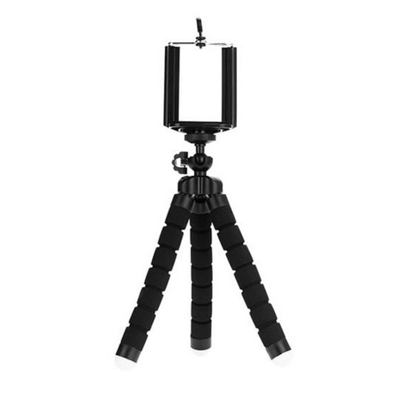 Phone Tripod Stand, Metal Mobile Phone Tripod with Rubber Coating, 360 Degree Rotatable Extendable Tripod Stand for Phone Cameras Cell Phone Mobile Phone