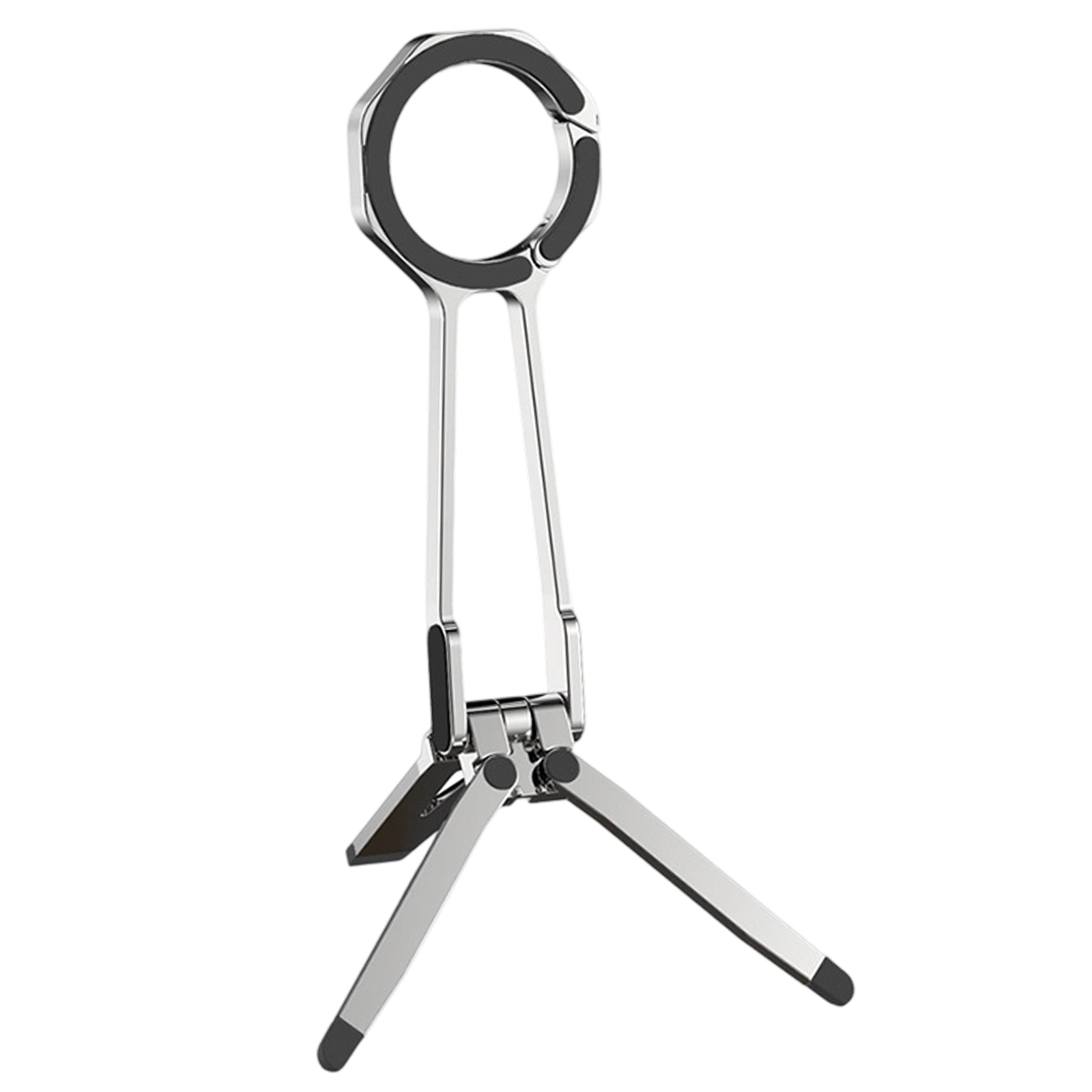 Phone Tripod Stand Rack 360 Rotation Adjustable Spring Clip for Smartphones Tablet Video Photography