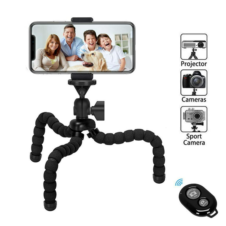 Phone Tripod,Upgraded iPhone Tripod with Wireless Remote Shutter