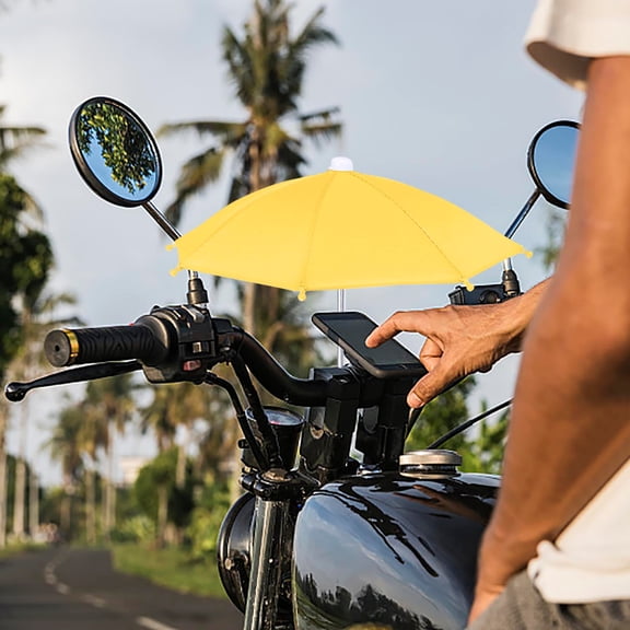 Phone Umbrella, Phone Umbrella for Sun, UV Protection Phone Umbrella for Sun,Universal Adjustable Suction Cup Phone Stand Umbrella for Phone,Sun Shade Cover Cell Phone Umbrella Sun Shade