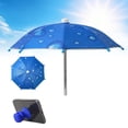 thumbnail image 1 of Phone Umbrella Stand for Sun, 2025 New Universal Adjustable Mini Umbrella with Fist Style Suction Cup, Outdoor Anti-Glare Sun Shade Cover for Cell Phone (10.63*8.66 Inch), 1 of 9