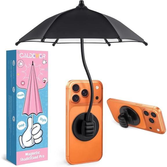 Phone Umbrella for Sun Shade Magnetic: Universal Thumbs Up Cell Phone SunShade Shield for iPhone UV Protection Anti-Glare for Pool Travel Beach Essentials Mom Wife Teens Women Gifts for Mothers Day