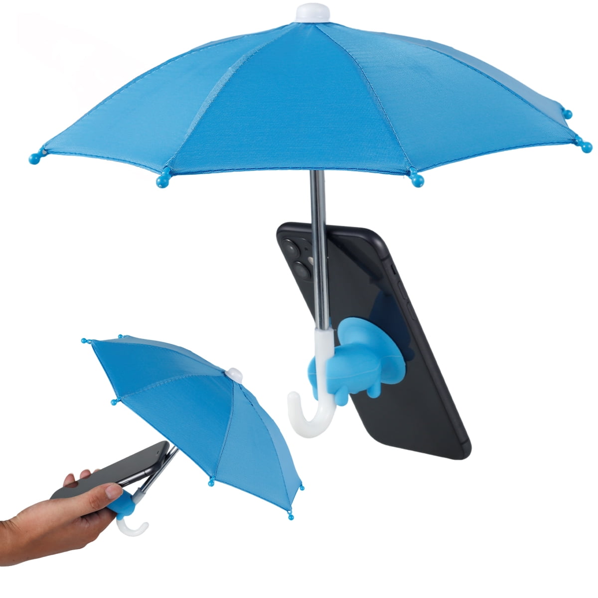 Phone Umbrella for Sun Shade Mini Phone Umbrella with Universal Piggy