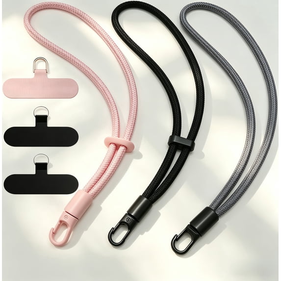 Phone Wrist Strap, START MAKERS Anti Theft Phone Strap – Phone Wristlet & Phone Strap Universal Multi-Function Phone Clip Polyester Lanyard Unisex Phone Wrist Strap