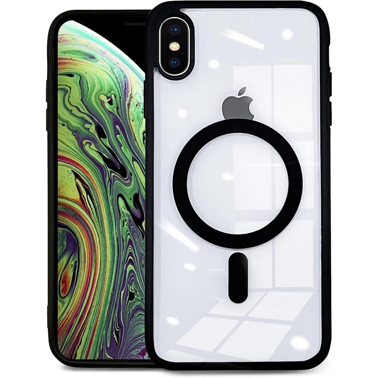 MagSafe Case For IPhone X/Xs - Translucent Matte Magnetic Protective Case With Lanyard