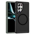 thumbnail image 1 of Phone case Compatible with Samsung Galaxy S22 Ultra Magnetic Case [Compatible with MagSafe] Tough Rugged Matte Slim Shockproof Anti-Fingerprint Anti-Scratch Protective Cover, Black, 1 of 8