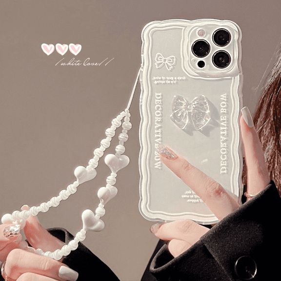 Phone case Diagonal sling rope Neck strap Chain Cute heart-shaped electroplated Girl lady bracket Strap Necklace Silicone shockproof case for iPhone 12