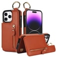 thumbnail image 1 of Phone case suitable for iphone15promax/14/13/12/11 business style wallet style protective leather cover, 1 of 11