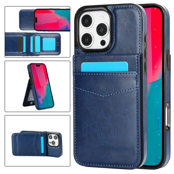 Phone case with credit card slot holder, shockproof cover, PU leather wallet case, suitable for Samsung Note8 phone protection case