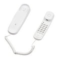 thumbnail image 1 of Phone\t Mini Desktop Corded Landline Phone Fixed Telephone Wall Mountable Supports Mute/ Pause/Redial Functions For Home Hotel Office Bank Call Center, 1 of 7