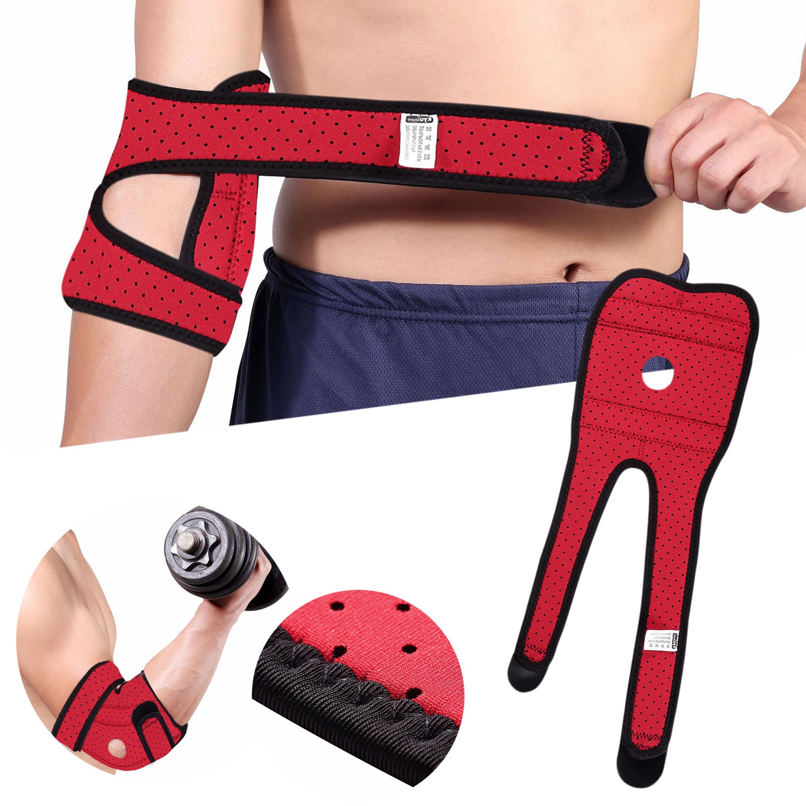 PhoneSoap Compression Arm Sleeve/Adjustable Spring Support Breathable Elbow Guard For Men And