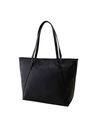 TWENTY FOUR Checkered Tote Shoulder Bag with inner pouch Big Capacity Women  Handbag - PU Vegan Leather -CFBrown Black Friday Handbags Deals 
