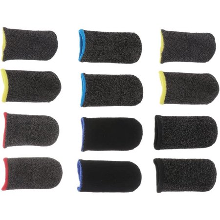 Phones Phones 6 Pairs Mobile Phone Gaming Finger Sleeves Finger Tips Guard Fingertip Protector Guard Pads Gamer Thumb Protector for Gaming Cutting Paperwork Writing Sorting Task House Home