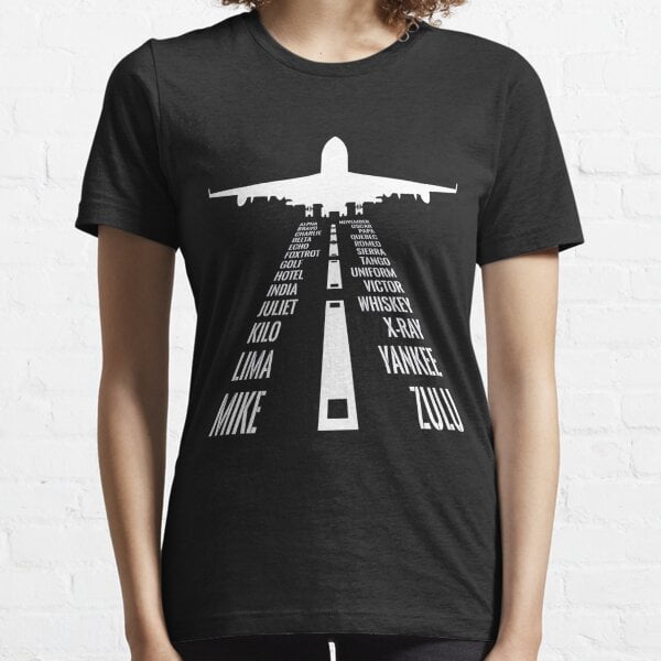 Phonetic Alphabet Airplane Runway ABC's Airline Pilot Gear designed and ...