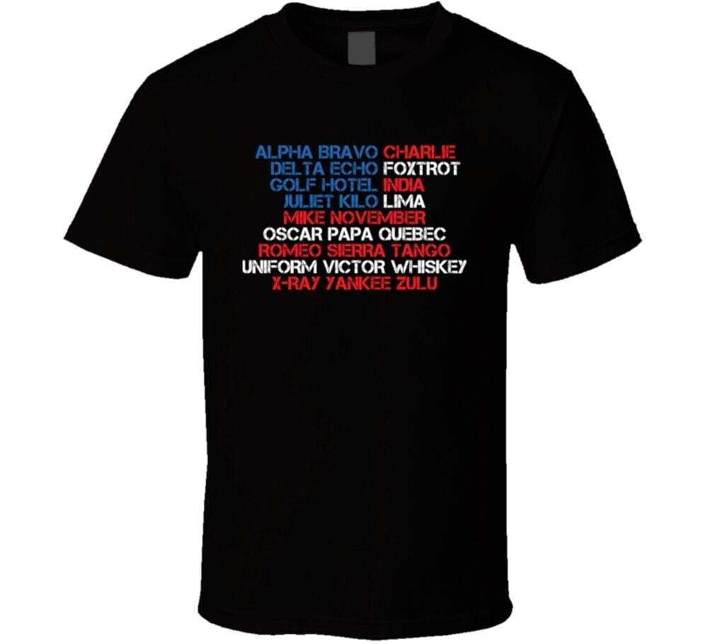 Phonetic Alphabet Military Code Army T Shirt Walmart Phonetic alphabet military code army t shirt walmart