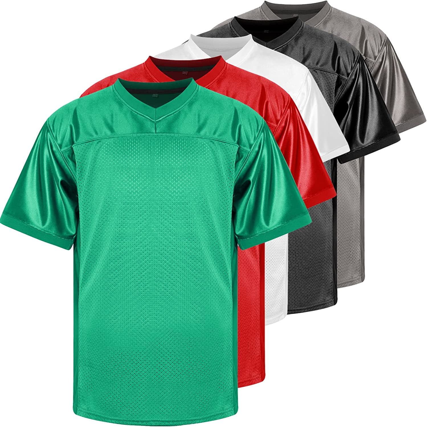 Blank football on sale jerseys near me