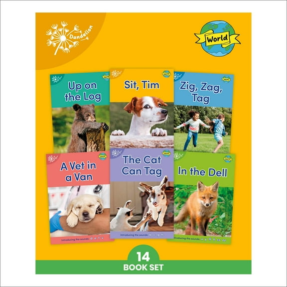 Phonic Books Beginner Decodable Phonic Books Dandelion World Stages 1-7 (Alphabet Code): Decodable Books for Beginner Readers Sounds of the Alphabet, (Paperback)