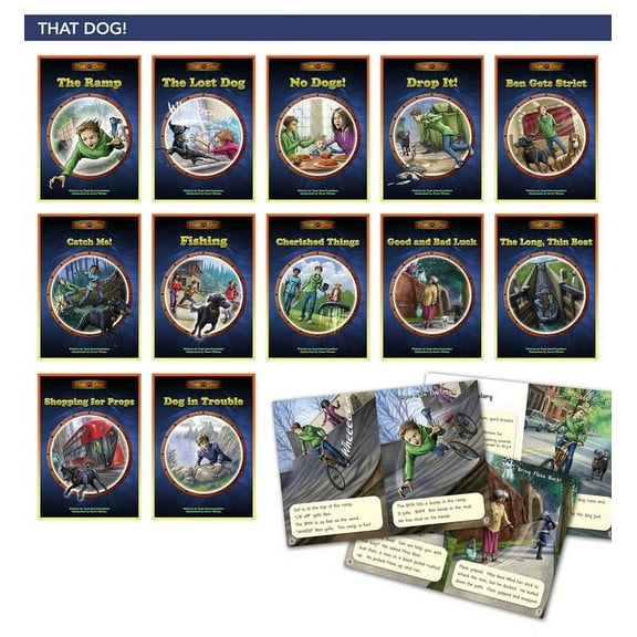 Phonic Books Catch-Up Decodable Readers: Phonic Books That Dog! : Decodable Books for Older Readers (CVC, Consonant Blends and Consonant Teams) (Paperback)