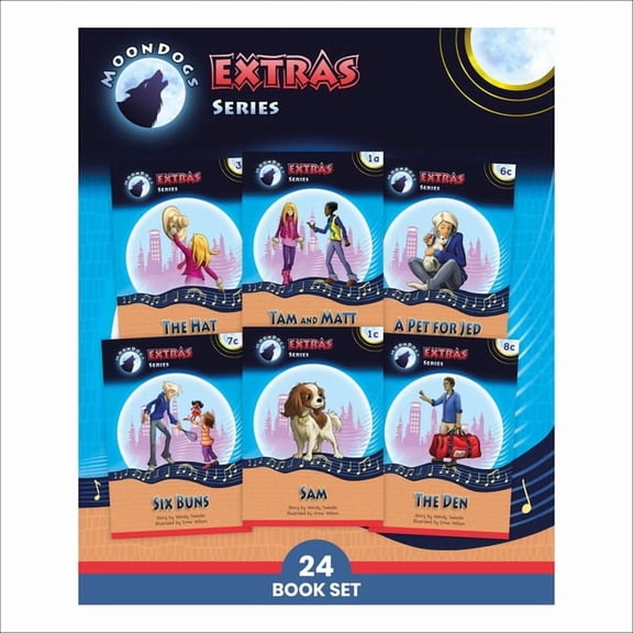 Phonic Books Catch-Up Decodable Readers Phonic Books Moon Dogs Extras Set 2: Decodable Phonic Books for Older Readers (CVC Level, Alternative Consonants and Con, (Paperback)