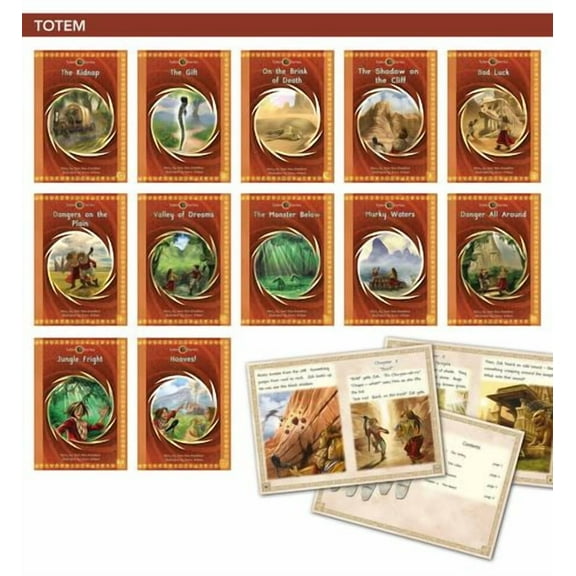 Phonic Books Totem: Decodable Books for Older Readers (CVC, Consonant Blends and Consonant Teams, Alternative Spellings for Vowel Sounds - ai, ay, a-e