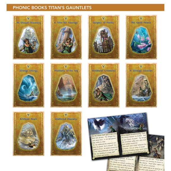 Pre-Owned Phonic Books Titan's Gauntlets: Decodable Books for Older Readers (Alternative Vowel and Consonant Sounds, Common Latin Suffixes) (Paperback) 1783692871 9781783692873