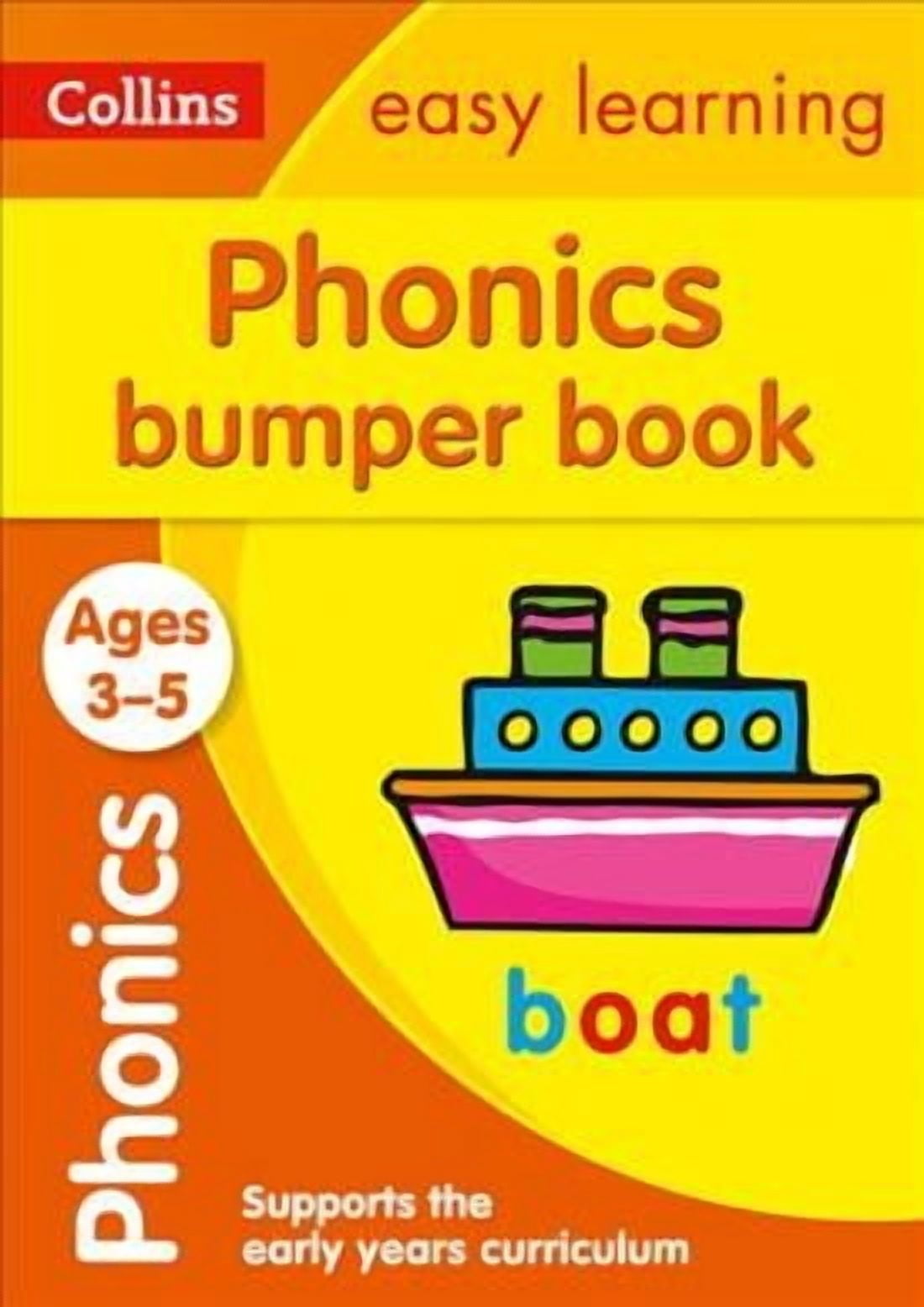 Phonics Bumper Book Ages 3-5: Ideal for Home Learning (Paperback) by ...