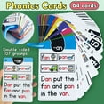 thumbnail image 1 of Phonics Flash Cards Under $5! Yannianjz Phonics Flash Cards Set, 64 Sight Words Cards forKidsAges 4-8, Learn to Read Educational Games, Kindergarten First Second Third Grade Learning Activities, 1 of 6
