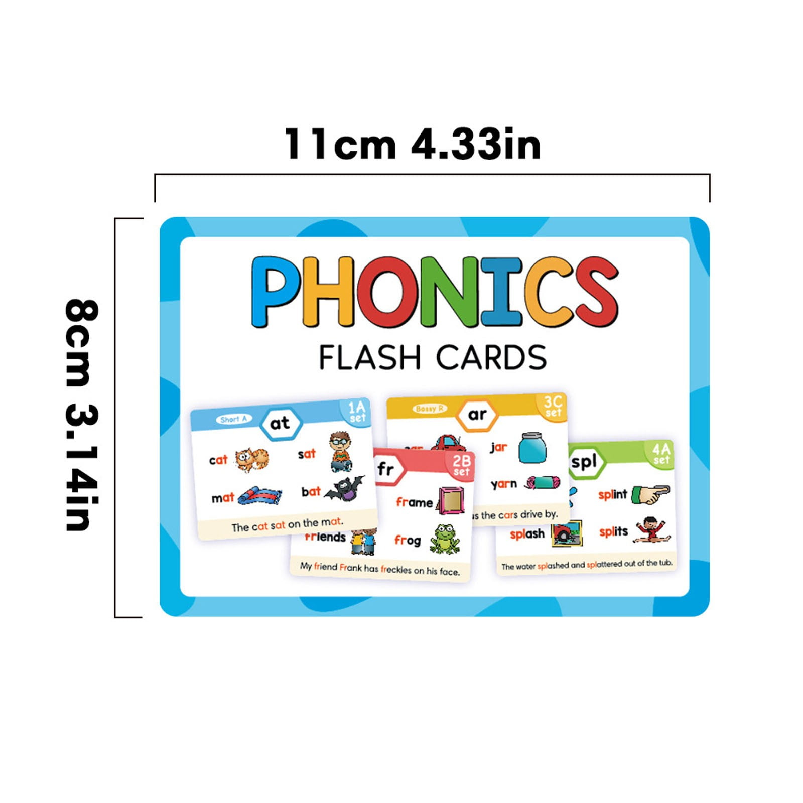Phonics Flash Cards Set 65 Stages Learn to Read Blends Long Vowels ...