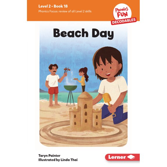 Phonics Fun Decodables -- Level 2 Beach Day: Book 18, Book 18, (Hardcover)
