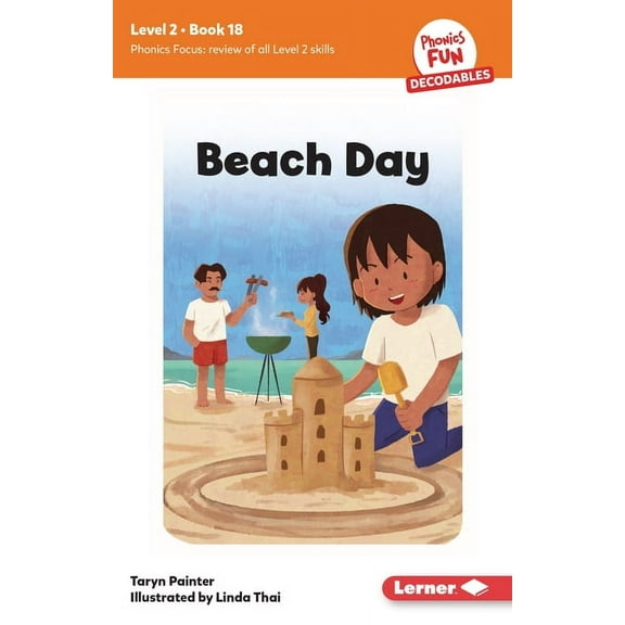 Phonics Fun Decodables -- Level 2 Beach Day: Book 18, Book 18, (Paperback)