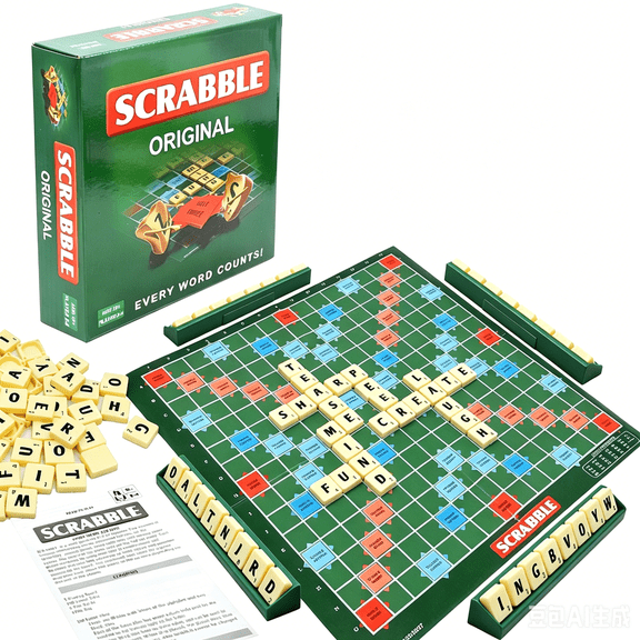 Phonics Letter Tiles Game Set, Word Family Build Game with 100 Letter Tiles and 4 tile racks, Manipulative Phonemic Awareness Sentence Building Alphabet