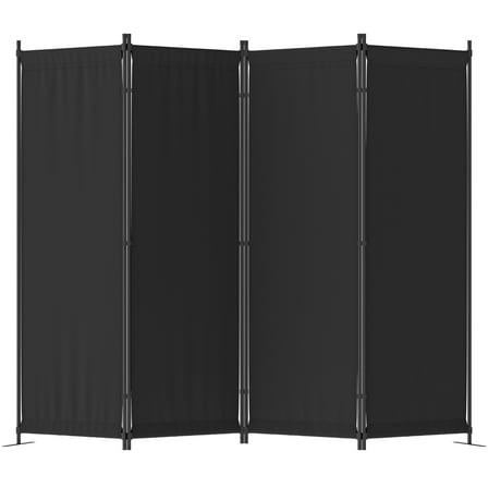 Phonjoroo Room Divider Folding Privacy Screens 4 Panel Partitions 88" Dividers Portable Separating for Home Office Bedroom Dorm Decor