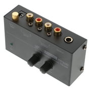 Phono Preamp Turntable Preamp Electronic Audio Stereo Phonograph Amplifier Preamplifier (US Plug)