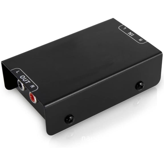 Phono Turntable Preamp - Mini Electronic Audio Stereo Phonograph Preamplifier RCA Input, RCA Output & Low Noise Operation Powered
