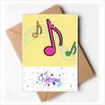 thumbnail image 1 of Phonogram Stave Musical Welcome Back Greeting Cards Envelopes Blank, 1 of 4