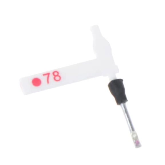 Phonograph Turntable Dual Moving Stylus Needle Replace the Touch Pin with LP Vinyl Needle LP.78