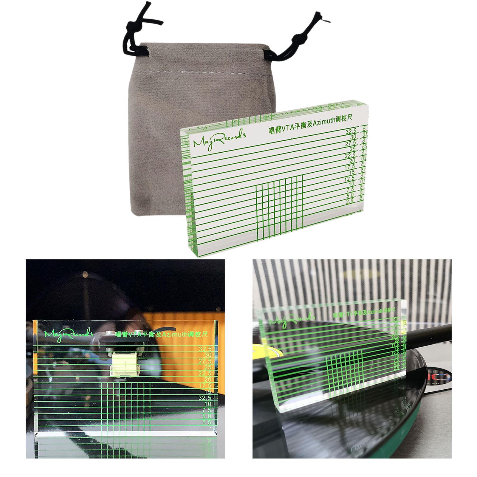 Phonograph VTA Azimuth Alignment Block Ruler VTA & Azimuth Alignment ...