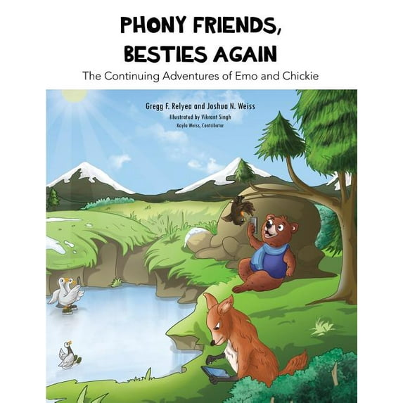 Phony Friends, Besties Again: The Continuing Adventures of Emo and Chickie, (Paperback)