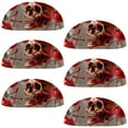 thumbnail image 1 of PhooArto 6 Pcs Cup Drawer Pulls, Cherry Skull Head Shell Shape Handles Cabinet Knobs for Dresser Cupboard Closet Wardrobe with Screws, 1 of 7